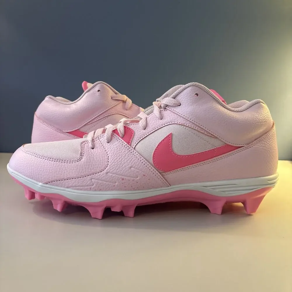 Nike Jordan Stadium 90 Low TD Cleats Pink Foam (HQ0210-600) Size 16M No Lid!
